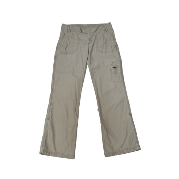 Vintage Y2K The North Face Libra Cargo Pants Low Rise Wide Leg Tan Beige Gorp - Picture 1 of 10